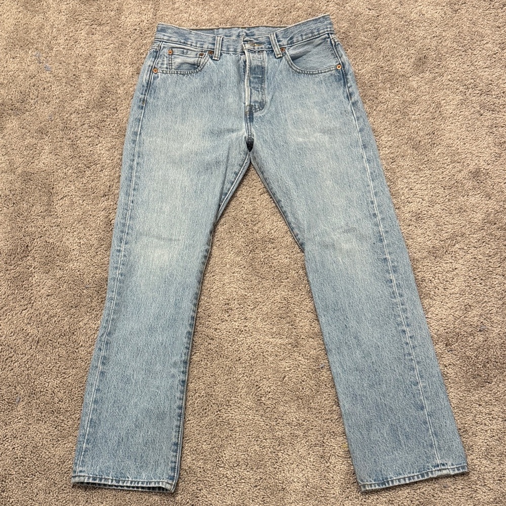 Levi's Men's Straight Jeans in Light Blue